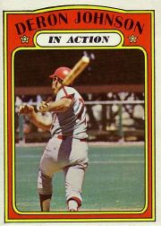 1972 Topps Baseball Cards      168     Deron Johnson IA